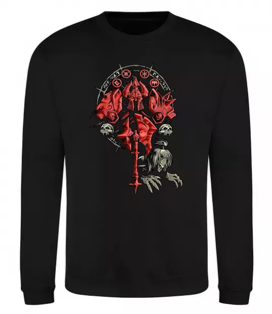 Світшот Warcraft печатка Чорний фото