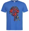 Чоловіча футболка Warcraft печатка Яскраво-синій фото