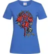 Жіноча футболка Warcraft печатка Яскраво-синій фото