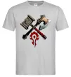 Мужская футболка Warcraft топори Серый Мужская футболка Warcraft топори Серый фото