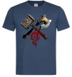 Мужская футболка Warcraft топори Темно-синий Мужская футболка Warcraft топори Темно-синий фото