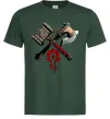 Мужская футболка Warcraft топори Темно-зеленый Мужская футболка Warcraft топори Темно-зеленый фото