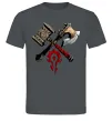 Мужская футболка Warcraft топори Графит Мужская футболка Warcraft топори Графит фото