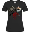 Жіноча футболка Warcraft топори Чорний фото