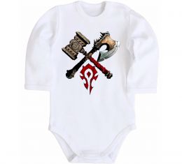 Дитячий бодік Warcraft топори