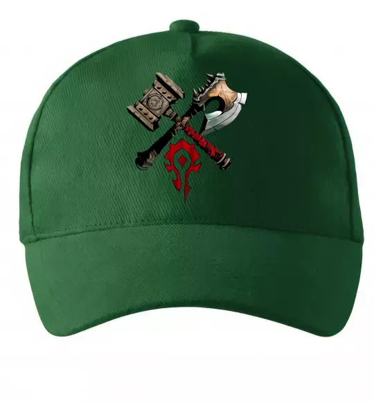 Кепка Warcraft топори Темно-зеленый фото