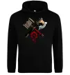 Женская толстовка (худи) Warcraft топори Черный фото