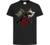 Детская футболка Warcraft топори Черный фото