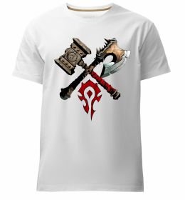 Чоловіча преміум футболка Warcraft топори