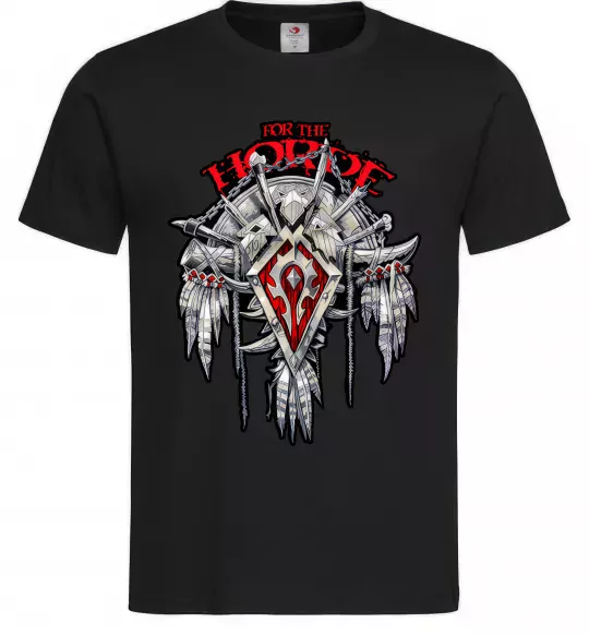 Мужская футболка Warcraft Horde Черный фото