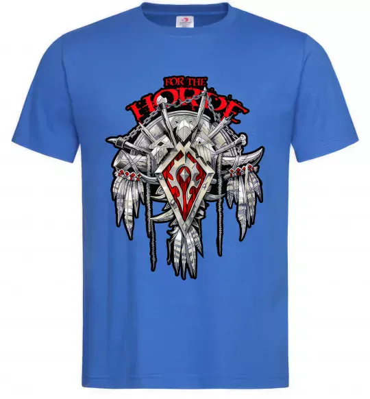 Мужская футболка Warcraft Horde Ярко-синий фото