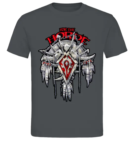 Мужская футболка Warcraft Horde Графит фото