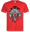 Мужская футболка Warcraft Horde Красный фото