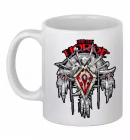 Чашка керамічна World of Warcraft Orc Білий фото