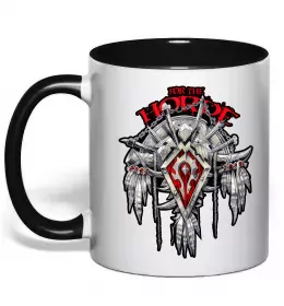 Чашка з кольоровою ручкою Warcraft орк Зелений фото Чашка з кольоровою ручкою Warcraft орк Зелений фото