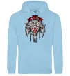 Мужская толстовка (худи) Warcraft Horde Голубой фото