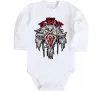 Детский боди Warcraft Horde Белый фото
