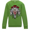 Детский Свитшот Warcraft Horde Лаймовый фото