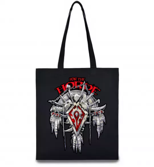 Еко-сумка Warcraft Horde Чорний фото