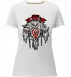 Женская премиум футболка Warcraft Horde Белый фото