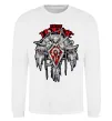 Свитшот Warcraft Horde Белый фото