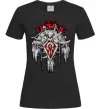 Жіноча футболка Warcraft Horde Чорний фото