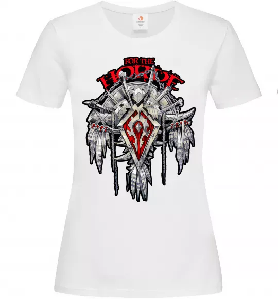 Жіноча футболка Warcraft Horde Білий фото