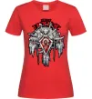 Жіноча футболка Warcraft Horde Червоний фото