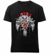 Мужская премиум футболка Warcraft Horde Черный фото