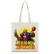 Еко-сумка Leeroy Jenkins Бежевий фото