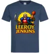 Чоловіча футболка Leeroy Jenkins Темно-синій фото