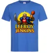 Чоловіча футболка Leeroy Jenkins Яскраво-синій фото
