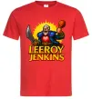 Чоловіча футболка Leeroy Jenkins Червоний фото