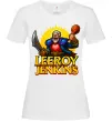 Женская футболка Leeroy Jenkins Белый фото