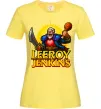 Женская футболка Leeroy Jenkins Лимонный фото