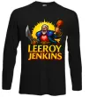 Лонгслив Leeroy Jenkins Черный фото