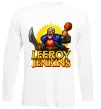 Лонгслив Leeroy Jenkins Белый фото