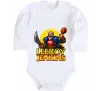 Дитячий бодік Leeroy Jenkins Білий фото