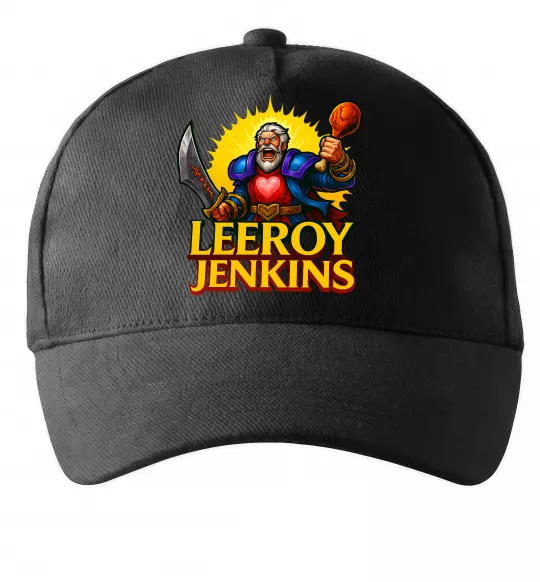 Кепка Leeroy Jenkins Чорний фото