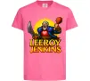 Дитяча футболка Leeroy Jenkins Яскраво-рожевий фото