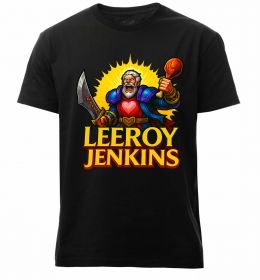 Чоловіча преміум футболка Leeroy Jenkins