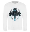 Свитшот Lich king Белый фото