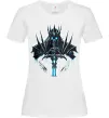 Жіноча футболка Lich king Білий фото