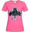 Жіноча футболка Lich king Яскраво-рожевий фото