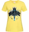 Жіноча футболка Lich king Лимонний фото