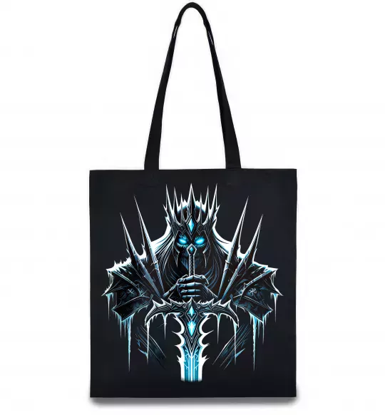 Еко-сумка Lich king Чорний фото