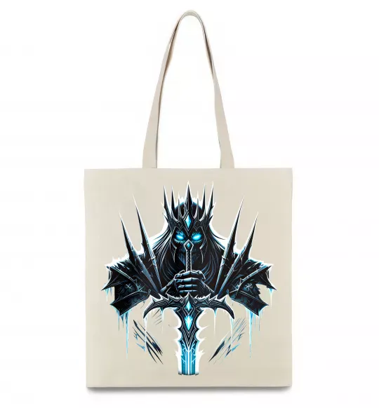 Еко-сумка Lich king Бежевий фото
