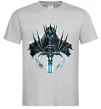 Чоловіча футболка Lich king Сірий Чоловіча футболка Lich king Сірий фото