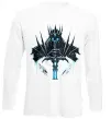 Лонгслив Lich king Белый фото