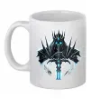 Чашка керамическая Lich king Белый фото
